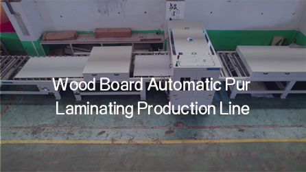 Wood Board Automatic Pur Laminating Production Line