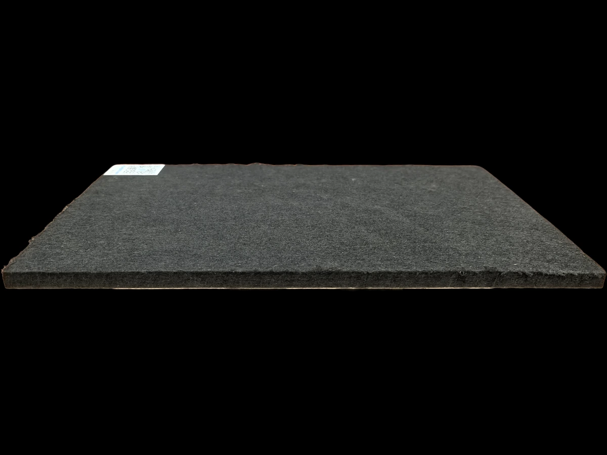 Close-up of the porous acoustic cotton panel core Close-up of the porous acoustic cotton panel core